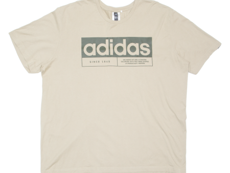 ADIDAS Mens T-Shirt Green 2XL Fashion