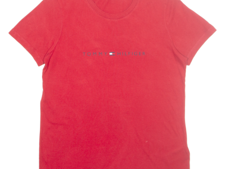 TOMMY HILFIGER Mens T-Shirt Red M Online