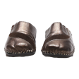 GLAMOURELLA Clog Shoes Brown Leather Womens UK 3 Sale