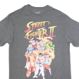 STREET FIGHTER Street Fighter 2 Mens T-Shirt Grey M Discount