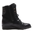 ISKO Lace-Up Boots Black Leather Womens UK 3.5 Discount