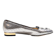 CHARLOTTE OLYMPIA Ballet Shoes Grey Leather Womens UK 4.5 Sale