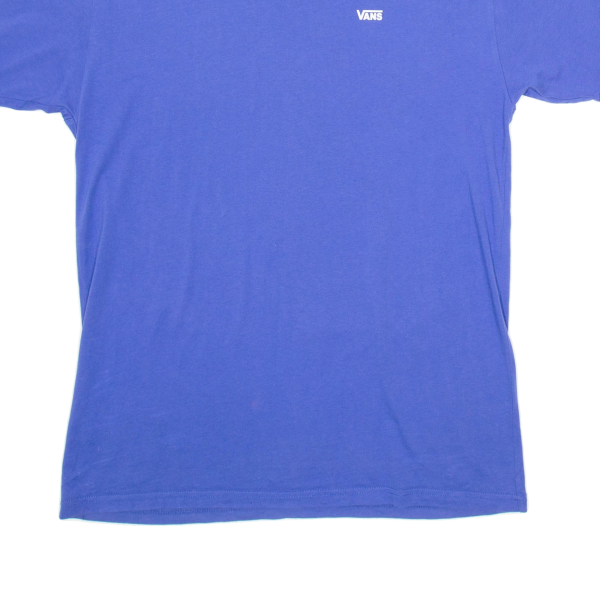 VANS CLASSIC FIT` Mens T-Shirt Blue L Sale