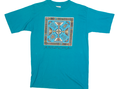 PRAIRIE MOUNTAIN Arizona Mens T-Shirt Blue USA M Online Hot Sale