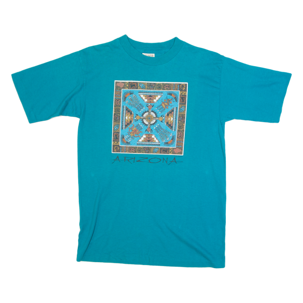 PRAIRIE MOUNTAIN Arizona Mens T-Shirt Blue USA M Online Hot Sale