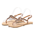 HAVAIANAS Strappy Sandals Gold Synthetic Womens UK 2.5 Supply