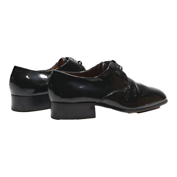 BALLY SUISSE Derby Shoes Black Leather Womens UK 5 on Sale