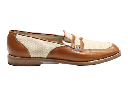 BALLY Loafer Shoes Brown Leather Womens UK 4.5 For Discount