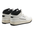 CHAMPION High Top Trainers White Leather Mens UK 8.5 Fashion