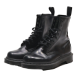 DR MARTENS 1460 Mono Lace-Up Boots Black Leather Womens UK 3 For Cheap