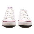 CONVERSE Chuck Taylor All Star Low Top Trainers White Leather Womens UK 8 For Discount