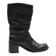 FREE LANCE Biker Boots Black Leather Womens UK 5 Sale