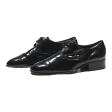 BALLY SUISSE Derby Shoes Black Leather Womens UK 5 on Sale