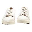 CALVIN KLEIN Sneaker Trainers White Leather Womens UK 6 Discount