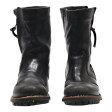 BLACKSTONE Ankle Boots Black Leather Womens UK 3.5 Fashion