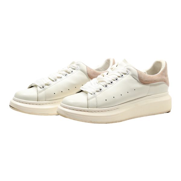 ALEXANDER MCQUEEN Sneaker Trainers White Leather Womens UK 7.5 Online Hot Sale