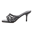 GUCCI Peep Toe Heels Black Leather Womens UK 5 Supply