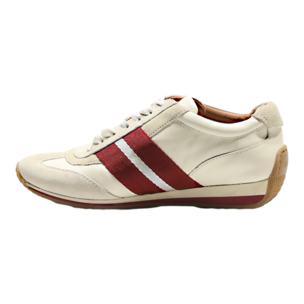 BALLY Sneaker Trainers White Leather Womens UK 4.5 For Sale