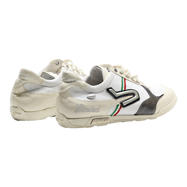 BOTTICELLI Sneaker Trainers White Leather Mens UK 9 on Sale