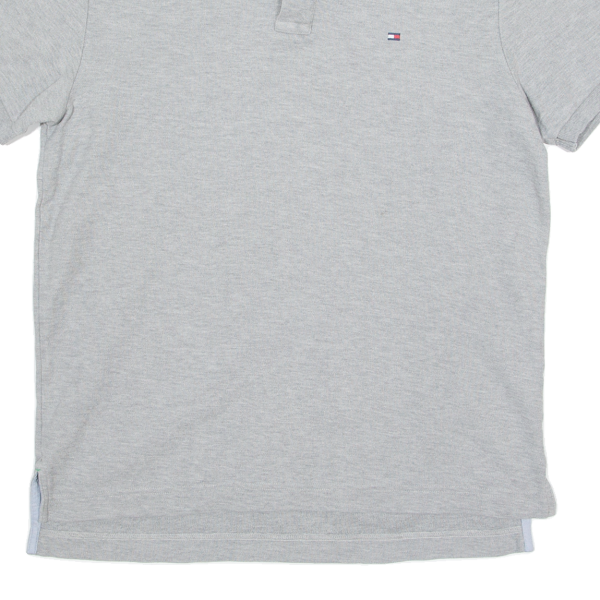 TOMMY HILFIGER Mens Polo Shirt Grey S Online