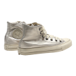 CONVERSE High Top Trainers Silver Synthetic Womens UK 5.5 Online Hot Sale