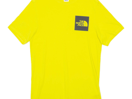 THE NORTH FACE Mens T-Shirt Yellow S on Sale