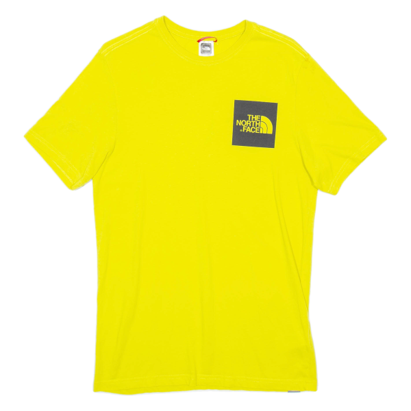 THE NORTH FACE Mens T-Shirt Yellow S on Sale