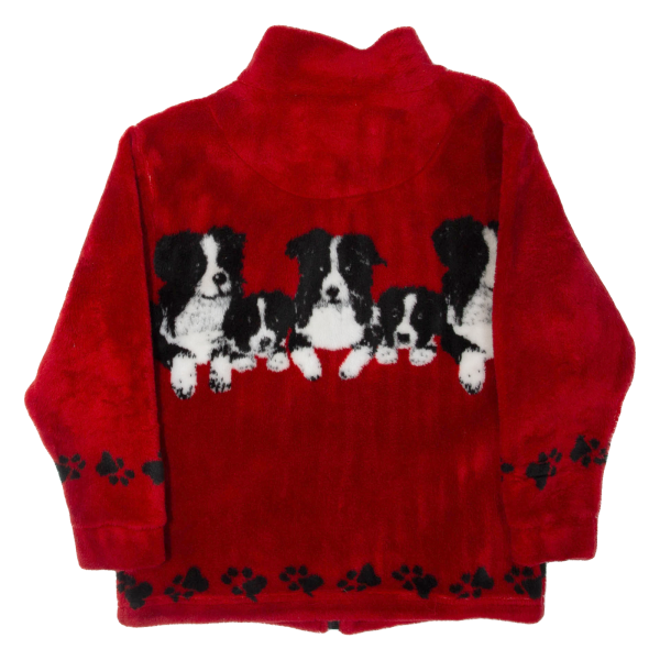 RADISH COUNTRYWEAR Dogs Girls Fleece Jacket Red 11-12Y Online