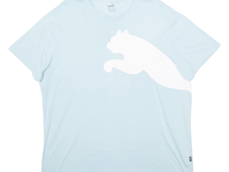 PUMA Womens T-Shirt Blue XL Online Sale