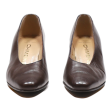 CHIMENE Pump Heels Brown Leather Womens UK 4.5 Sale