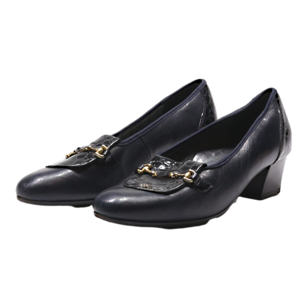 DORNDORF Loafer Shoes Black Leather Womens UK 5 Sale