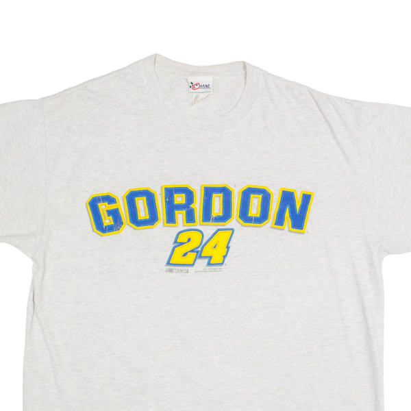 HANES Gordon 24 Mens T-Shirt Grey L Supply