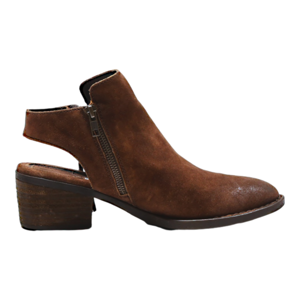 BORN Ankle Boots Brown Leather Womens UK 7 Online Hot Sale