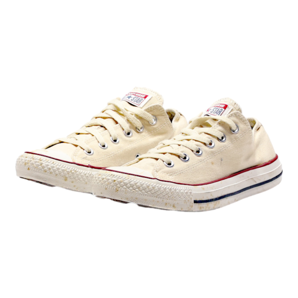 CONVERSE Chuck Taylor All Star 2018 Low Top Trainers Beige Canvas Womens UK 7.5 Supply