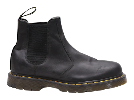 DR MARTENS 2976 Snowplow Chelsea Boots Black Leather Mens UK 8 For Sale