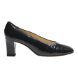 BALLY Pump Heels Black Leather Womens UK 6.5 Fashion