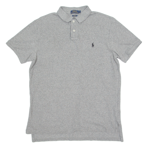 POLO RALPH LAUREN Mens Polo Shirt Grey L Online now