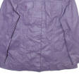 CENTIGRADE Womens Jacket Purple Leather L Online now