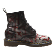 DR MARTENS 1460 England Lace-Up Boots Grey Leather Womens UK 4.5 Online