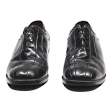 FACTZ Heeled Oxford Shoes Black Leather Mens UK 7.5 For Cheap