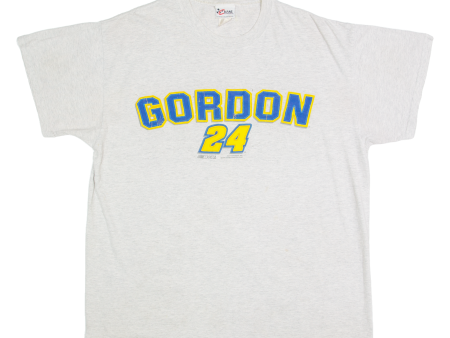 HANES Gordon 24 Mens T-Shirt Grey L Supply