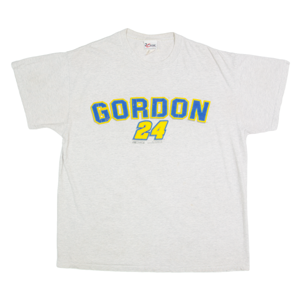 HANES Gordon 24 Mens T-Shirt Grey L Supply