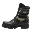 Combat Boots Black Leather Mens UK 9.5 For Discount