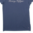 TOMMY HILFIGER DIAMANTE Womens T-Shirt Blue M Discount