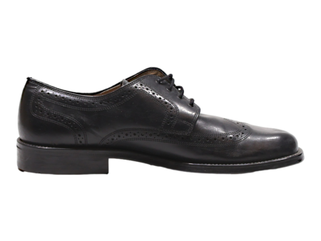 GALLUS Brogue Shoes Black Leather Mens UK 9 Fashion