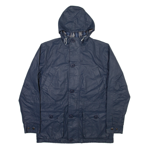 MUSTO Mens Jacket Blue Hooded L For Discount