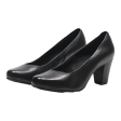 CLARKS Pump Heels Black Leather Womens UK 8 Online