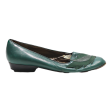 BALLY Ballet Shoes Green Leather Womens UK 6 Fashion