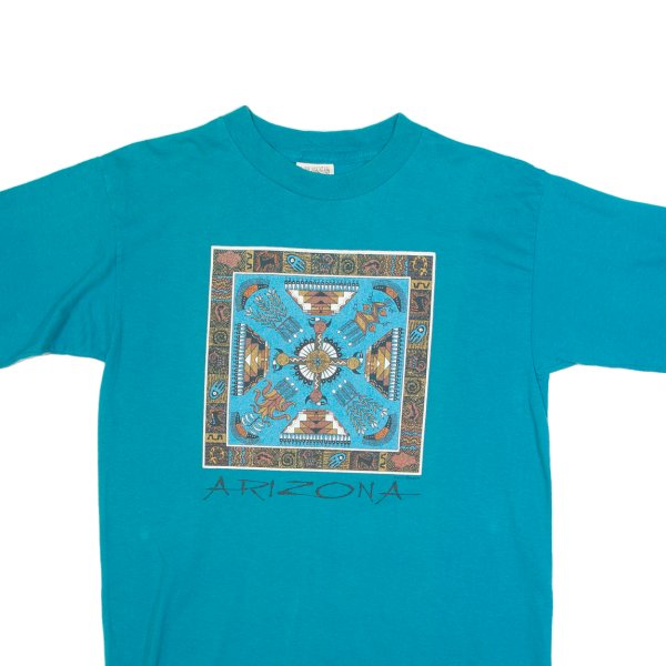 PRAIRIE MOUNTAIN Arizona Mens T-Shirt Blue USA M Online Hot Sale