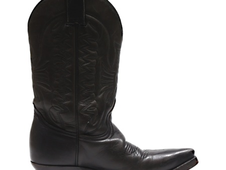 CONSUL Cowboy Boots Black Leather Womens UK 4 Online Sale